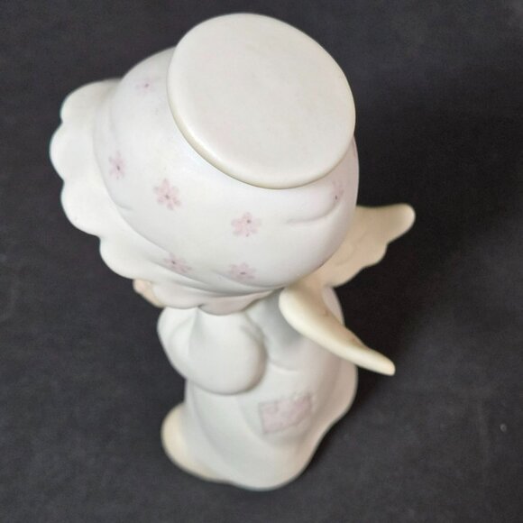 Precious Moments Jonathan & David 1982 The First Noel Porcelain Angel Figurine - Picture 6 of 10